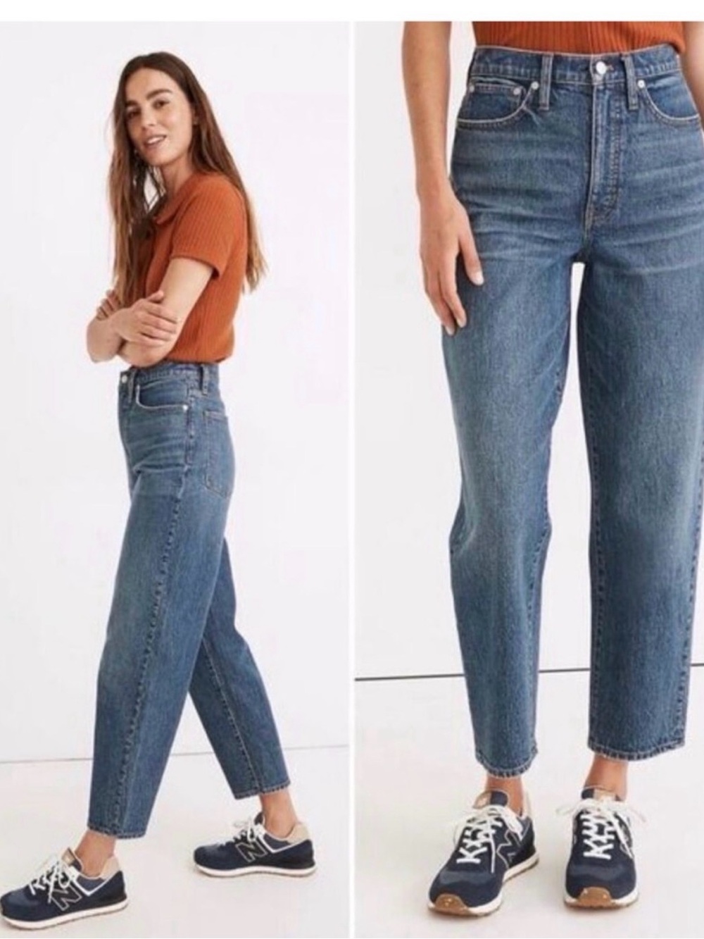 Madewell Balloon Jean in Corson Wash 24